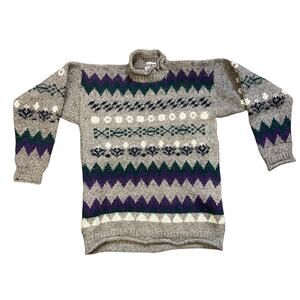vintage Bolivian Wool Knit sweater